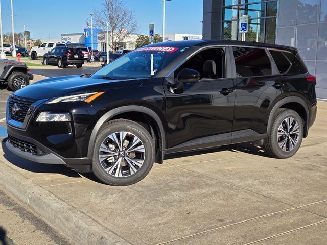 Super Black 2023 Nissan Rogue SUV / Crossover Front-Wheel Drive Continuously Variable Transmission