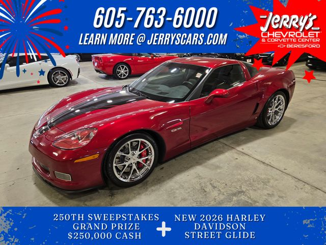 Crystal Red Metallic Tintcoat 2008 Chevrolet Corvette Z06 Coupe RWD Coupe Rear-Wheel Drive 6-Speed Manual