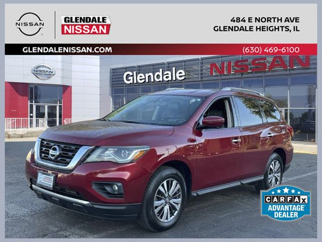 Red (Scarlet Ember) 2018 Nissan Pathfinder SUV / Crossover Four-Wheel Drive Continuously Variable Transmission