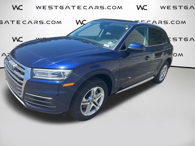 Blue Metallic 2018 Audi Q5 SUV / Crossover All-Wheel Drive 7-Speed Automatic