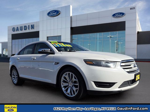 White Platinum Clearcoat Metallic 2015 Ford Taurus Sedan Front-Wheel Drive 6-Speed Automatic