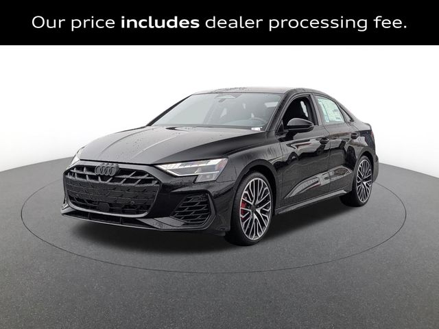 Mythos Black Metallic 2026 Audi S3 2.0T quattro Premium Sedan All-Wheel Drive 7-Speed Automatic