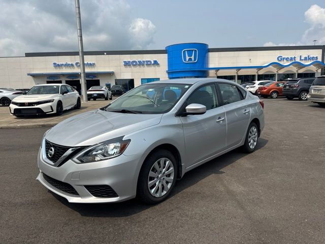 Brilliant Silver Metallic 2017 Nissan Sentra Sedan Front-Wheel Drive Continuously Variable Transmission