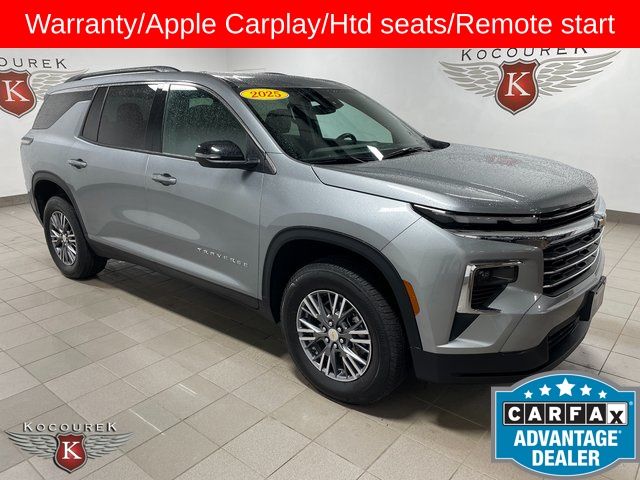 Sterling Gray Metallic 2025 Chevrolet Traverse LT AWD SUV / Crossover Four-Wheel Drive 8-Speed Automatic