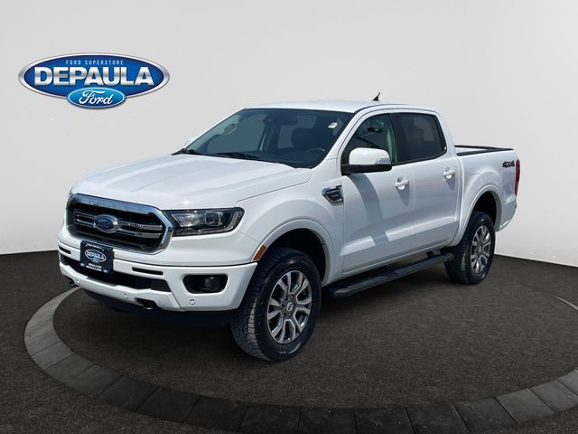 Oxford White 2023 Ford Ranger Lariat SuperCrew 4WD Pickup Truck Four-Wheel Drive Automatic