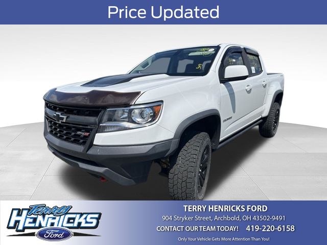 Summit White 2019 Chevrolet Colorado Pickup Truck Four-Wheel Drive 8-Speed Automatic