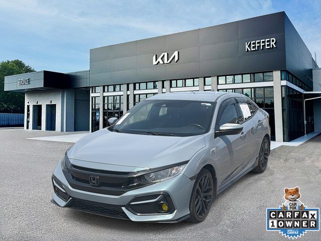 Sonic Gray Pearl 2020 Honda Civic Hatchback Hatchback Front-Wheel Drive 6-Speed Manual