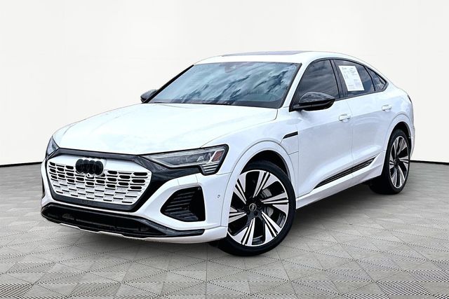 White 2024 Audi Q8 e-tron Sportback Sedan All-Wheel Drive Automatic