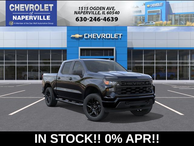 Black 2026 Chevrolet Silverado 1500 Pickup Truck Four-Wheel Drive 8-Speed Automatic