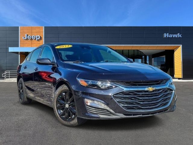 Dark Ash Metallic 2023 Chevrolet Malibu LT with 1LT FWD Sedan Front-Wheel Drive Continuously Variable Transmission