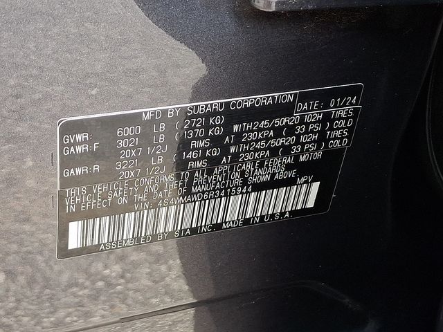 2024 Subaru Ascent Touring Gray at Rafferty Subaru