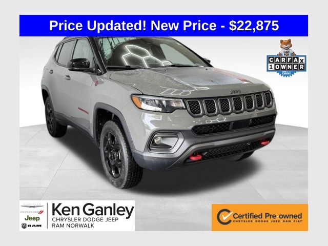 Sting-Gray Clearcoat 2023 Jeep Compass SUV / Crossover Four-Wheel Drive 8-Speed Automatic