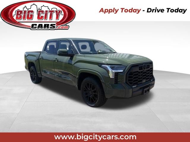 Army Green 2023 Toyota Tundra SR5 CrewMax Cab 4WD Pickup Truck Four-Wheel Drive Automatic