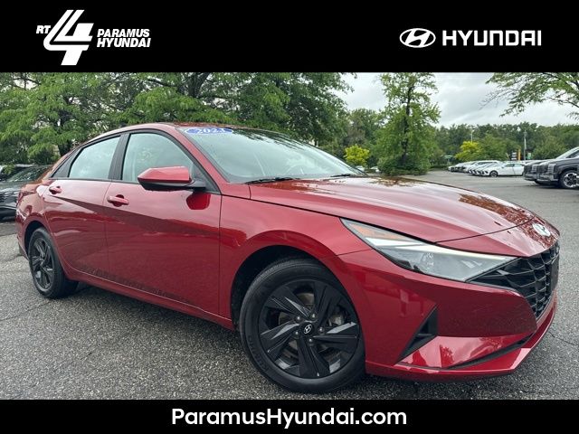 Ultimate Red 2023 Hyundai Elantra Sedan Front-Wheel Drive Continuously Variable Transmission