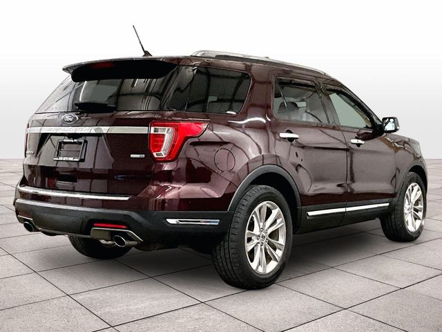 2018 Ford Explorer Limited Red at John Sisson Motors