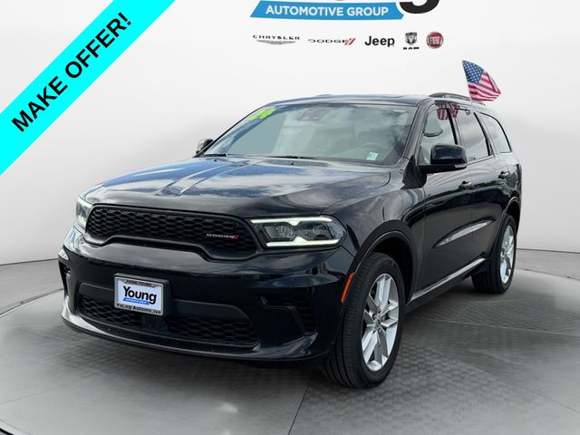 DB Black Crystal Clearcoat 2024 Dodge Durango GT Plus AWD SUV / Crossover All-Wheel Drive 8-Speed Automatic