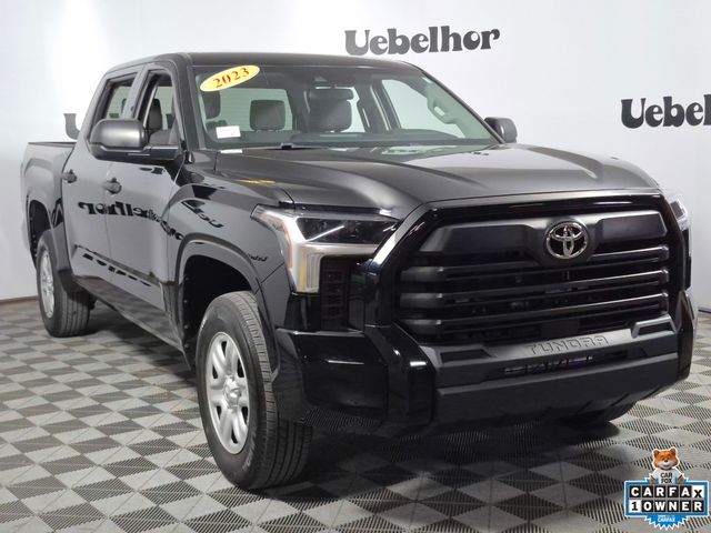 Midnight Black Metallic 2023 Toyota Tundra Pickup Truck Four-Wheel Drive Automatic