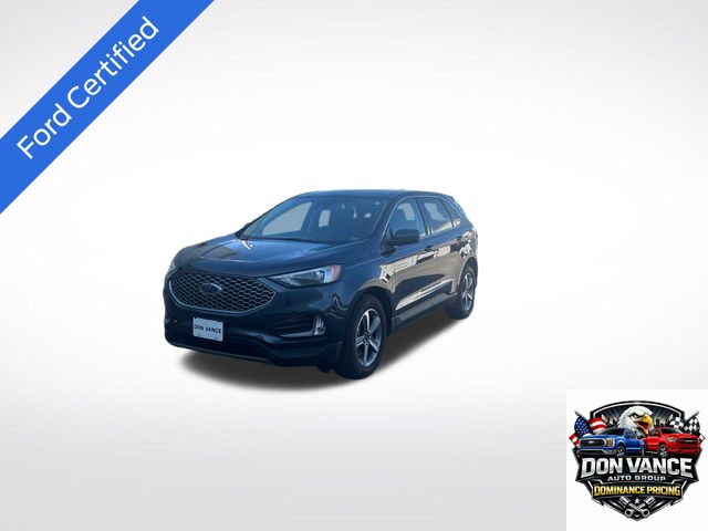 Blue Metallic 2024 Ford Edge SUV / Crossover All-Wheel Drive 8-Speed Automatic