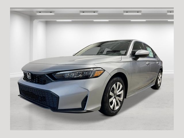 Solar Silver Metallic 2026 Honda Civic Sedan Front-Wheel Drive Continuously Variable Transmission