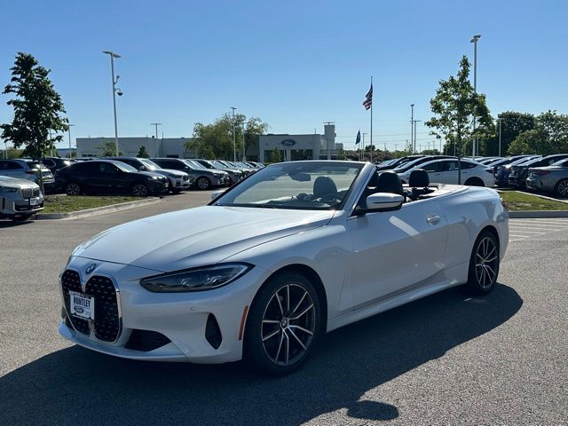 White Metallic 2024 BMW 4 Series 430i Convertible xDrive Convertible All-Wheel Drive 8-Speed Automatic