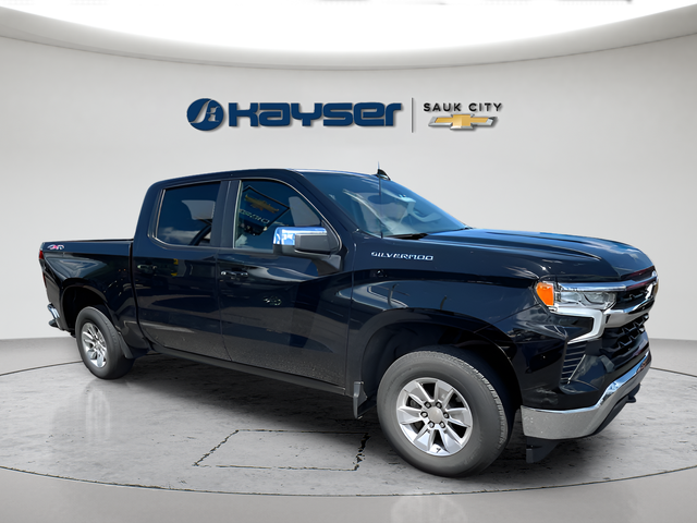 Black 2026 Chevrolet Silverado 1500 Pickup Truck Four-Wheel Drive Automatic