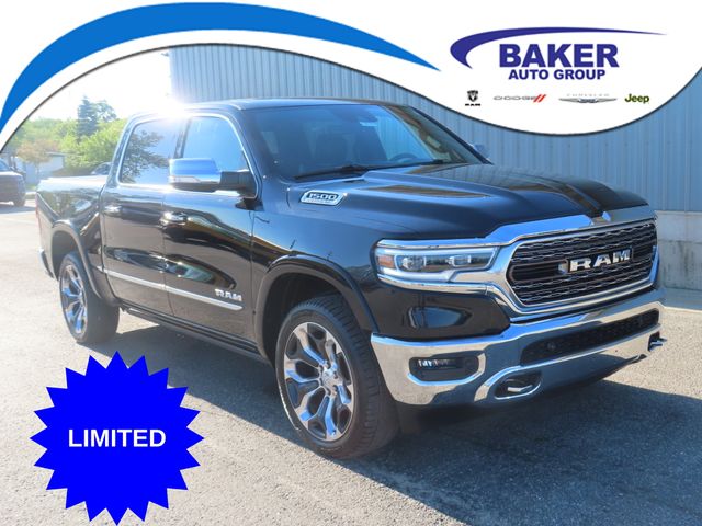 Diamond Black Crystal Pearlcoat 2019 RAM 1500 Pickup Truck Four-Wheel Drive 8-Speed Automatic