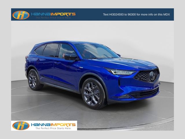 Blue 2023 Acura MDX SUV / Crossover All-Wheel Drive Automatic