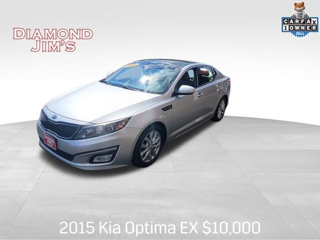 Bright Silver 2015 Kia Optima EX Sedan Front-Wheel Drive Automatic