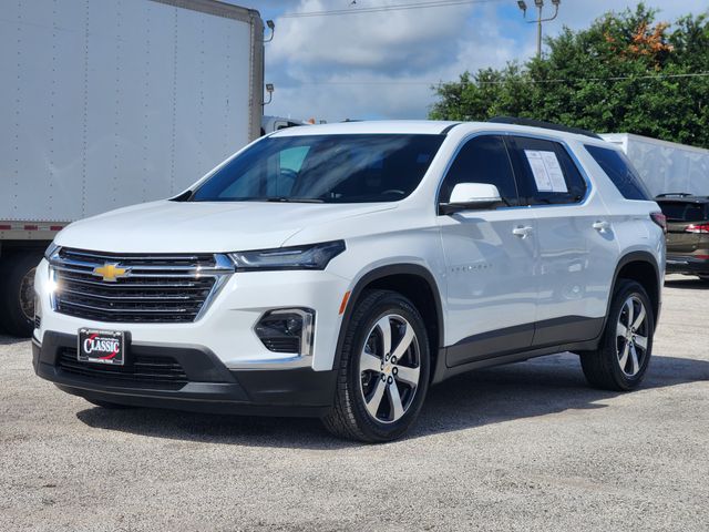 2023 Chevrolet Traverse LT Leather White at DeMontrond Gulf Freeway
