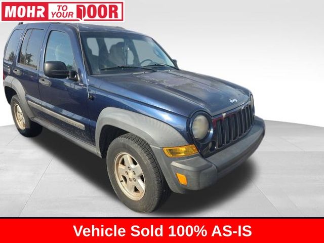 Blue 2007 Jeep Liberty SUV / Crossover Four-Wheel Drive 4-Speed Automatic