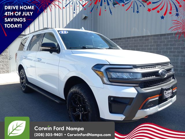 Star White Metallic Tri-Coat 2022 Ford Expedition SUV / Crossover Four-Wheel Drive Automatic