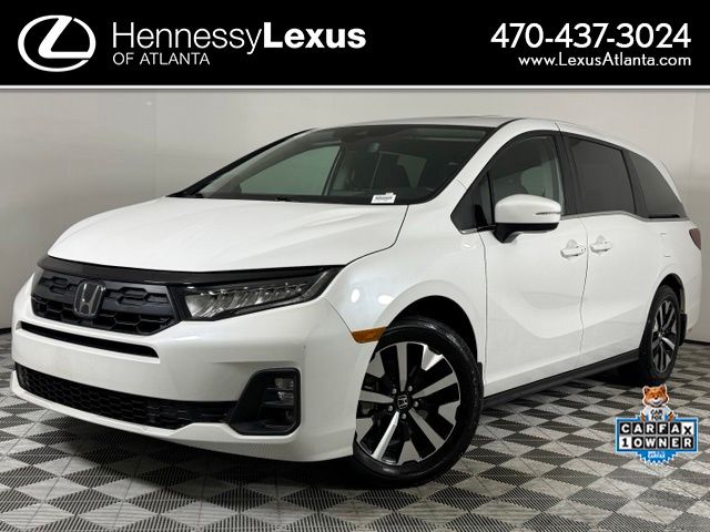White 2025 Honda Odyssey Minivan Front-Wheel Drive Automatic