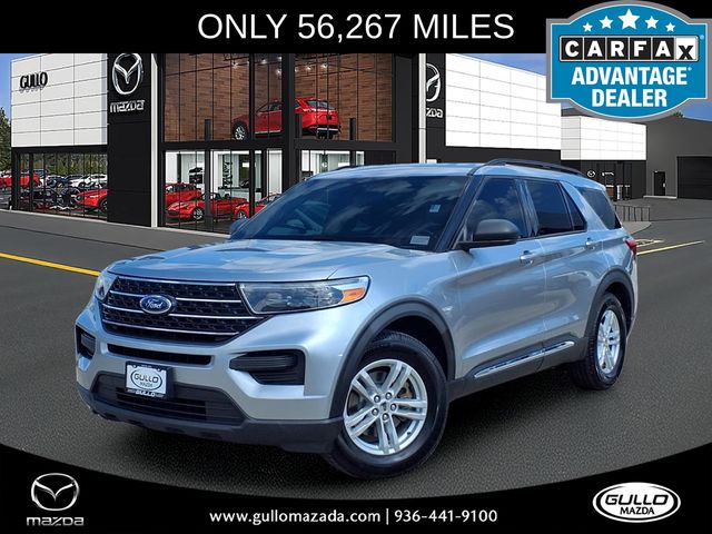 Silver Metallic 2020 Ford Explorer SUV / Crossover Rear-Wheel Drive Automatic