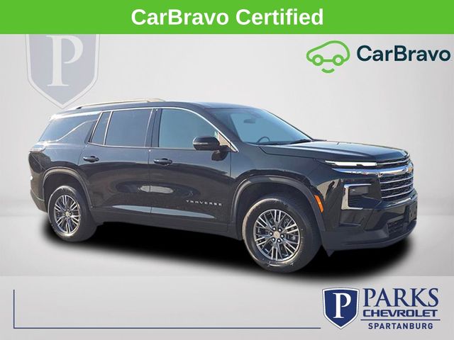 Black Metallic 2024 Chevrolet Traverse SUV / Crossover Front-Wheel Drive 8-Speed Automatic