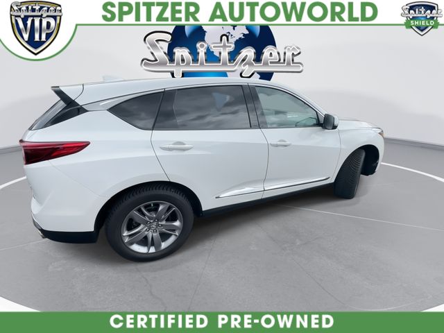 2020 Acura RDX Advance Package White at Klick Lewis Buick Chevrolet