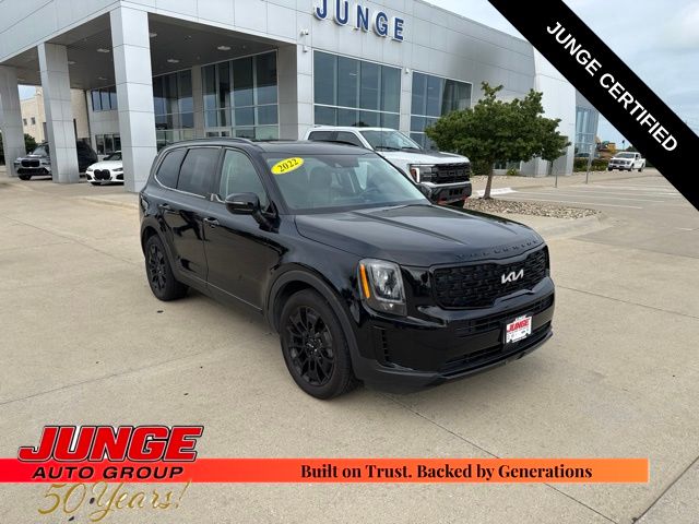 Ebony Black 2022 Kia Telluride SUV / Crossover All-Wheel Drive 8-Speed Automatic