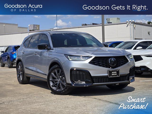 Solar Silver Metallic 2026 Acura MDX SUV / Crossover All-Wheel Drive Automatic