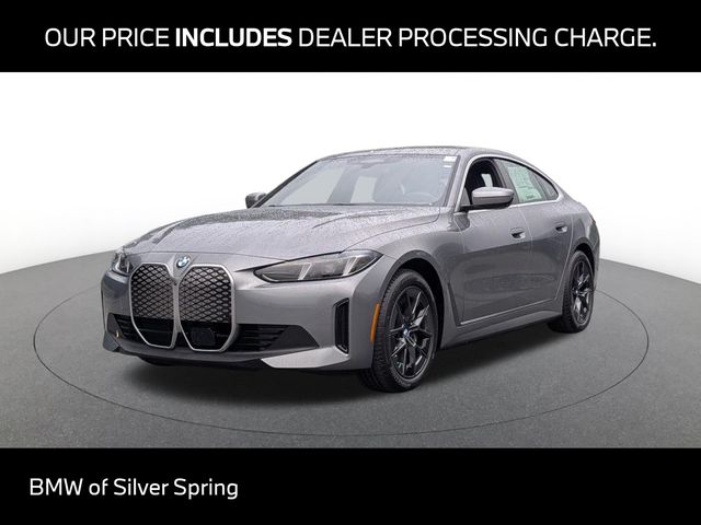 Gray (Skyscraper Grey Metallic) 2026 BMW i4 Sedan All-Wheel Drive Automatic