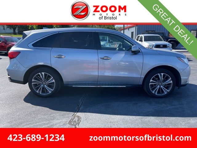 Silver 2019 Acura MDX SUV / Crossover All-Wheel Drive 9-Speed Automatic