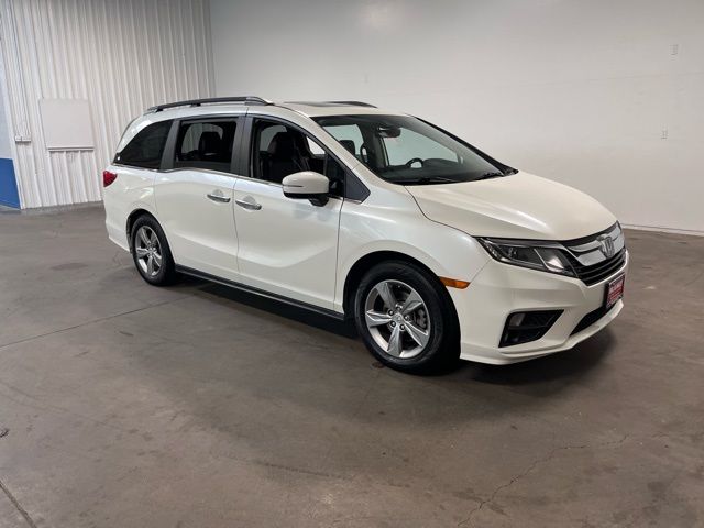 White 2018 Honda Odyssey EX-L FWD Minivan Front-Wheel Drive 9-Speed Automatic