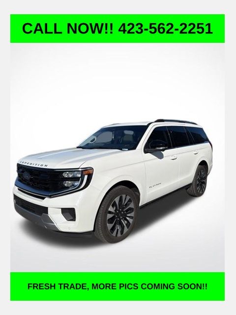 White Metallic 2025 Ford Expedition Platinum 4WD SUV / Crossover Four-Wheel Drive Automatic