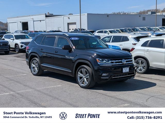 Deep Black Pearl 2018 Volkswagen Atlas SEL 4Motion SUV / Crossover All-Wheel Drive 8-Speed Automatic