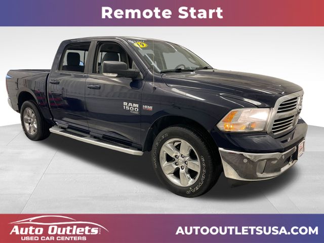 True Blue Pearlcoat 2019 RAM 1500 Classic Big Horn Crew Cab 4WD Pickup Truck Four-Wheel Drive 8-Speed Automatic