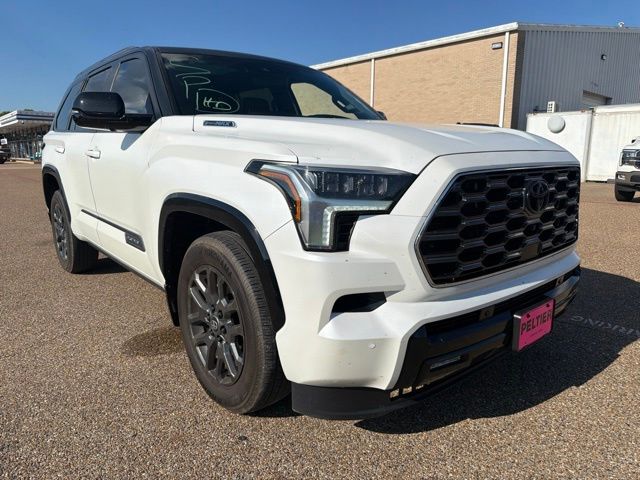 Pearl 2025 Toyota Sequoia Platinum 4WD SUV / Crossover Four-Wheel Drive Automatic