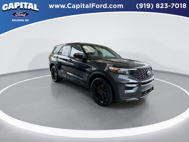 Certified 2022 Ford Explorer ST with VIN 1FM5K8GC1NGB48361 for sale in Raleigh, NC