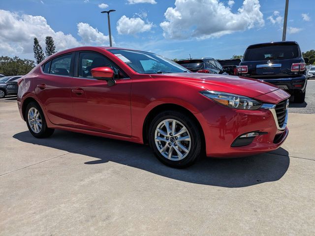 Red Metallic 2017 Mazda MAZDA3 Sedan Front-Wheel Drive 6-Speed Automatic