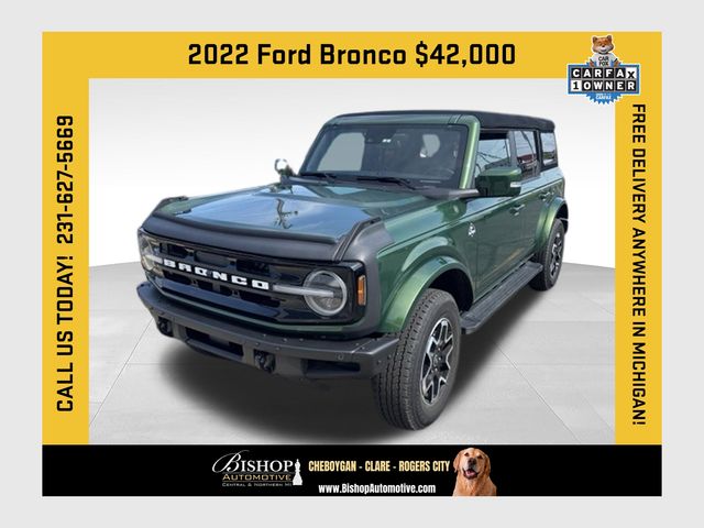 Green Metallic 2022 Ford Bronco SUV / Crossover Four-Wheel Drive Automatic