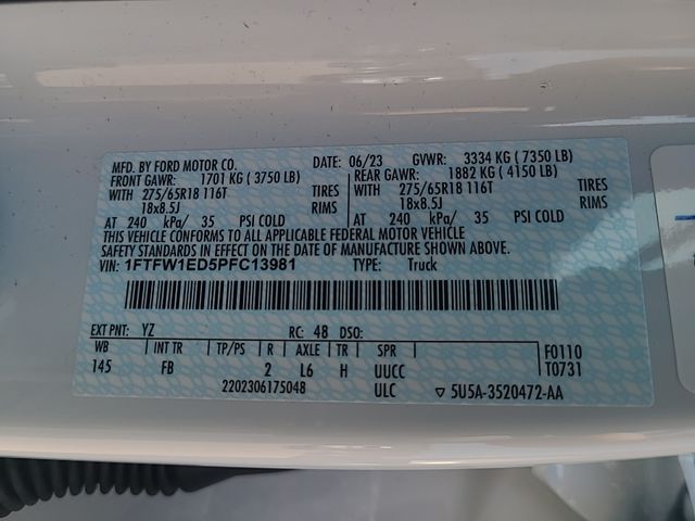 Used 2023 Ford F-150 Truck