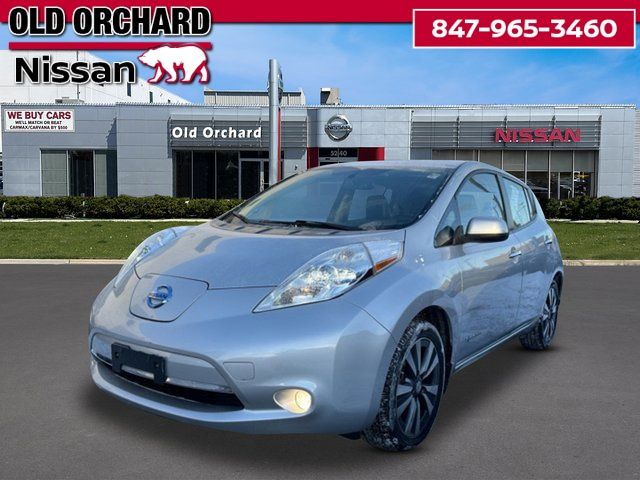 Brilliant Silver 2015 Nissan LEAF SL Hatchback Front-Wheel Drive Automatic