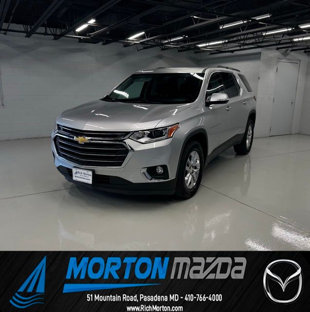 Silver Ice Metallic 2019 Chevrolet Traverse LT Cloth FWD SUV / Crossover Front-Wheel Drive 9-Speed Automatic